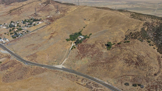 aerial view featuring a rural view