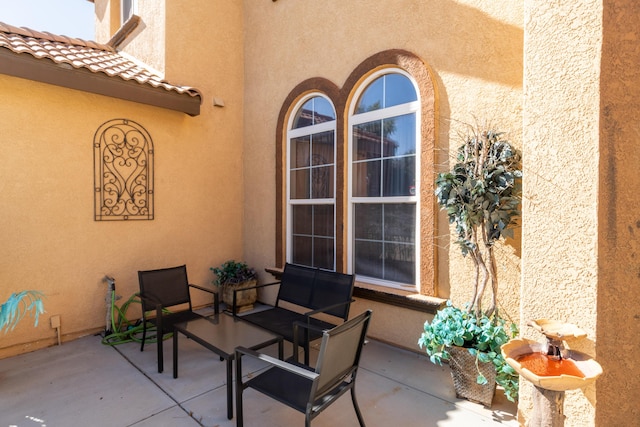 40947 Ridgegate Ln, Palmdale, CA 93551 - view of patio featuring outdoor lounge area