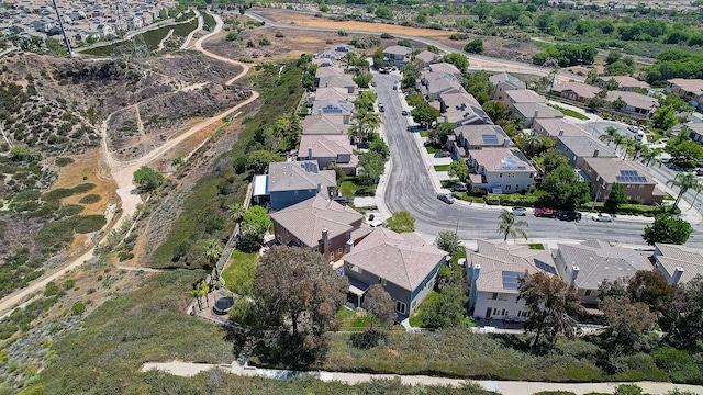 28097 Promontory Ln, Valencia, CA 91354 - aerial view of property and surrounding area with nearby suburban area