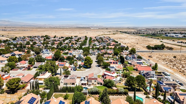 3628 Marilynn St, Lancaster, CA 93536 - aerial perspective of suburban area featuring mountains