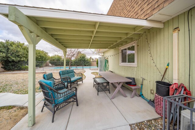 1510 W Newgrove St, Lancaster, CA 93534 - fenced backyard featuring a patio