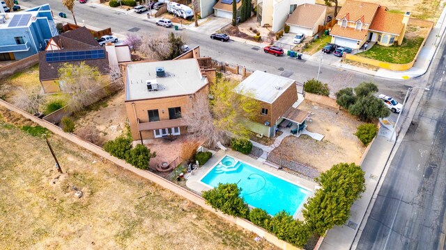 1510 W Newgrove St, Lancaster, CA 93534 - aerial view of residential area with a pool