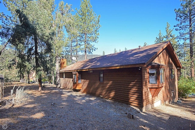 view of home's exterior