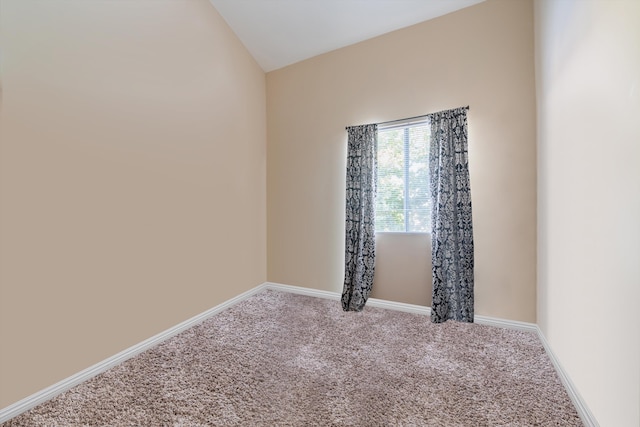 19804 Sandpiper Pl Unit 10, Santa Clarita, CA 91321 - carpeted spare room featuring baseboards and vaulted ceiling