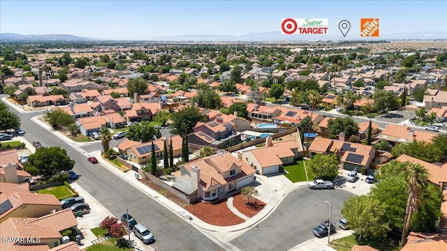 37623 E 49th St, Palmdale, CA 93552 - aerial perspective of suburban area with a mountainous background