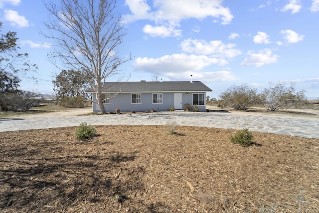 view of back of property