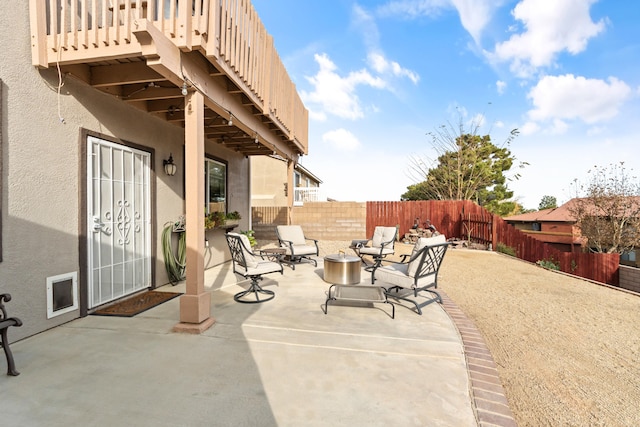 view of patio