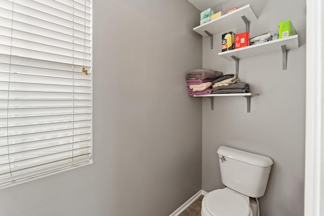 bathroom featuring toilet