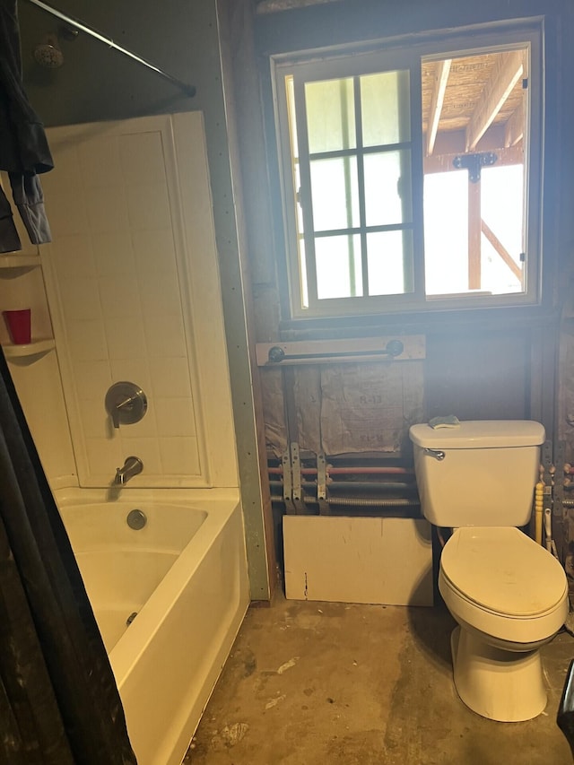 19507 E E Avenue Q, Palmdale, CA 93591 - bathroom featuring toilet, plenty of natural light, and unfinished concrete floors