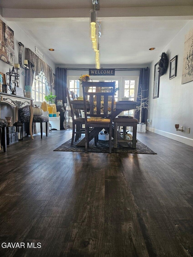 1283 W Lancaster Blvd, Lancaster, CA 93534 - dining area with wood finished floors and plenty of natural light