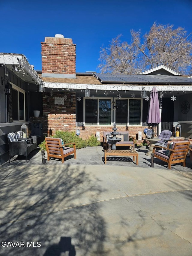 1283 W Lancaster Blvd, Lancaster, CA 93534 - view of patio with an outdoor living space