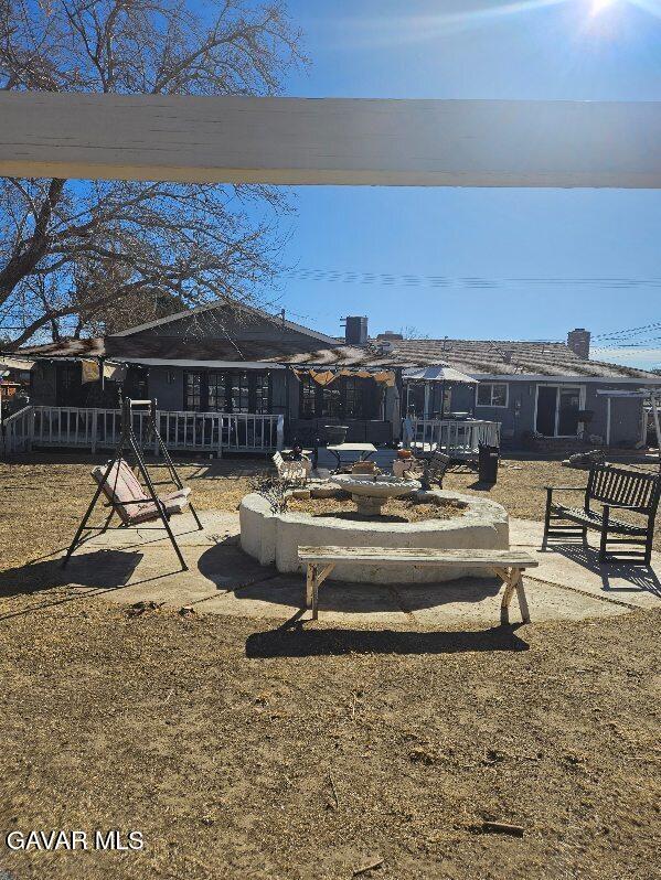 1283 W Lancaster Blvd, Lancaster, CA 93534 - view of yard
