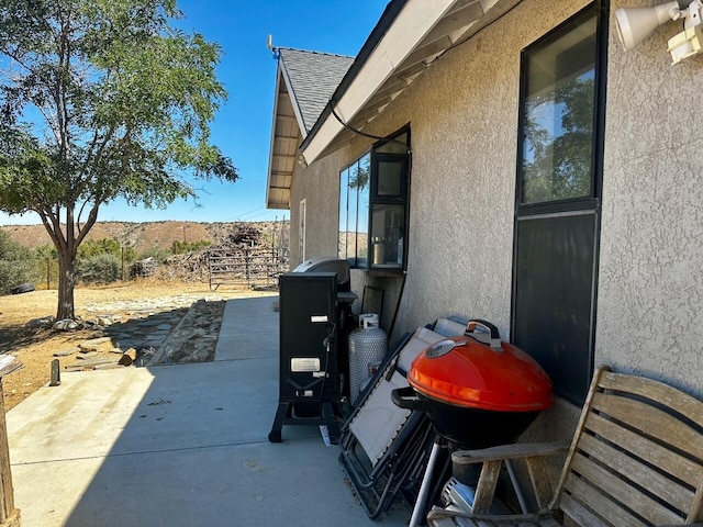 view of patio / terrace with area for grilling