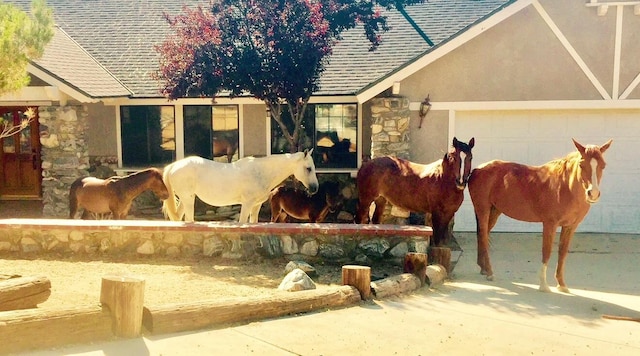 view of stable