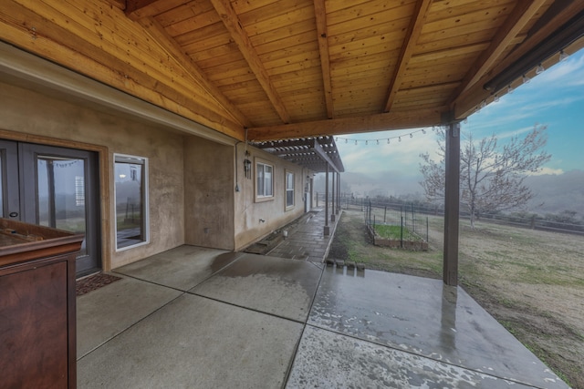 24281 Jacaranda Dr, Tehachapi, CA 93561 - view of patio featuring fence