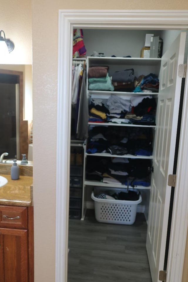 view of closet