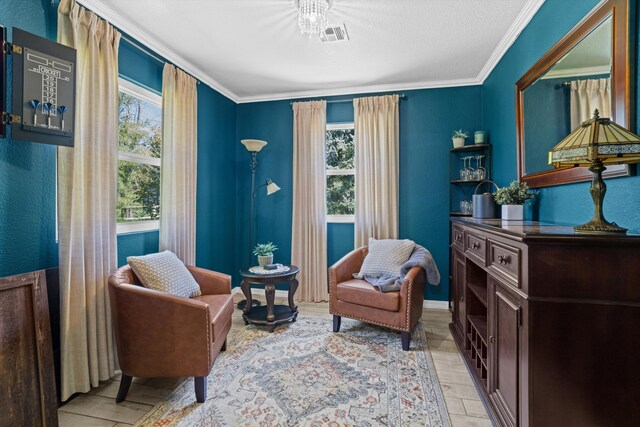 30140 Brassie Ct, Tehachapi, CA 93561 - sitting room with ornamental molding, light wood-style floors, and baseboards