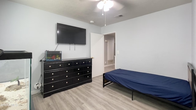 36726 Sulphur Springs Rd, Palmdale, CA 93552 - bedroom with wood finished floors and ceiling fan