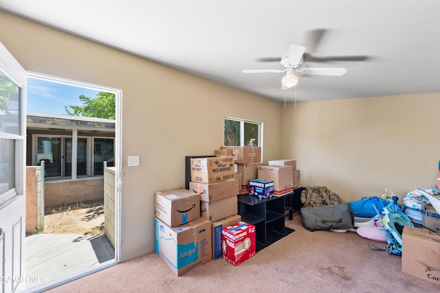44049 Elm Ave, Lancaster, CA 93534 - interior space with ceiling fan