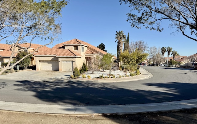 view of street with curbs and sidewalks