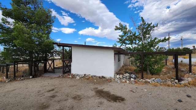 30650 233rd St, Llano, CA 93544 - view of property exterior with stucco siding