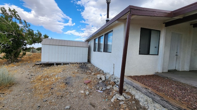 30650 233rd St, Llano, CA 93544 - view of side of property with stucco siding