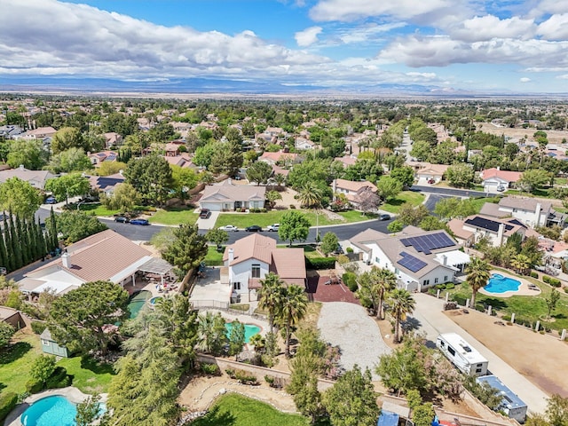 drone / aerial view featuring a residential view