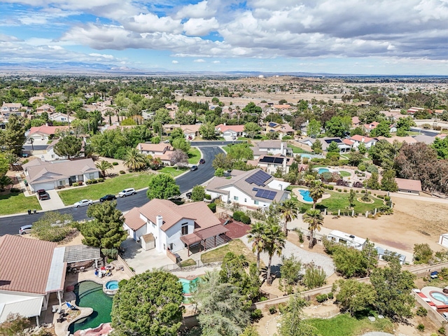 bird's eye view featuring a residential view