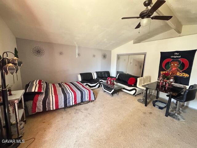 45529 Sancroft Ave, Lancaster, CA 93535 - bedroom with carpet floors and ceiling fan