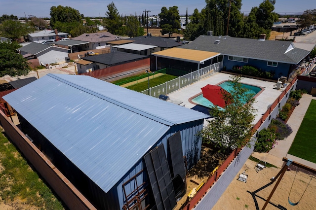 drone / aerial view