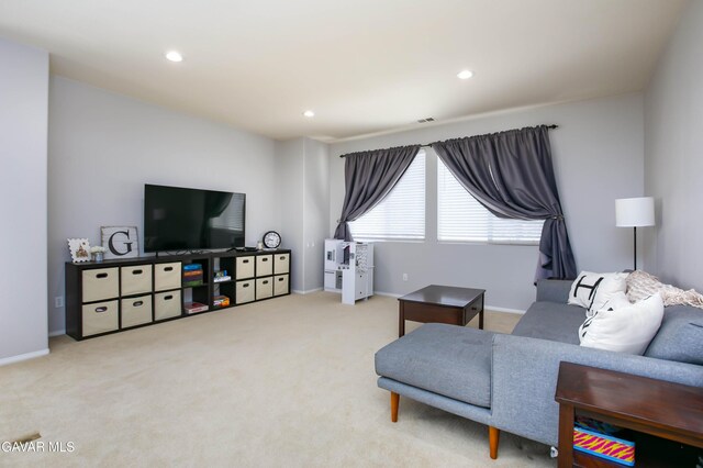 44927 Normandy Ln, Lancaster, CA 93536 - living area with carpet floors and recessed lighting