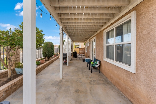 view of patio