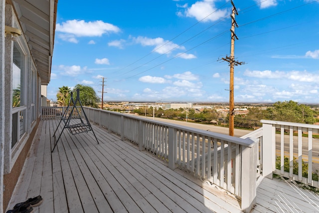 view of deck