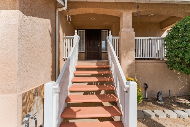 view of staircase