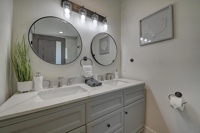 12871 W Osborne St, Arleta, CA 91331 - bathroom featuring double vanity