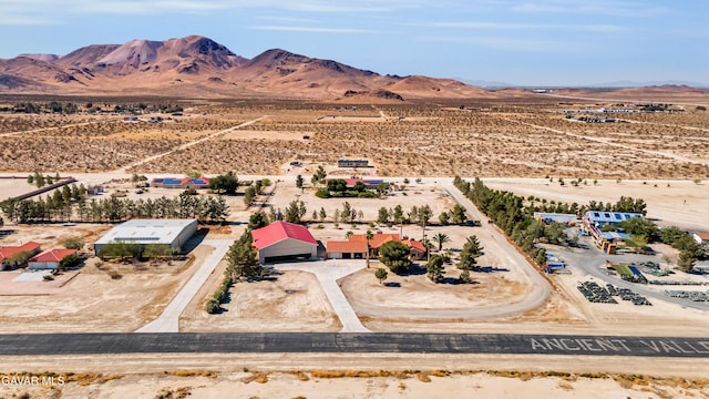 8433 Prospect St, Mojave, CA 93501 - view of rural area featuring a mountainous background and a desert landscape