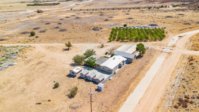 aerial view featuring a rural view