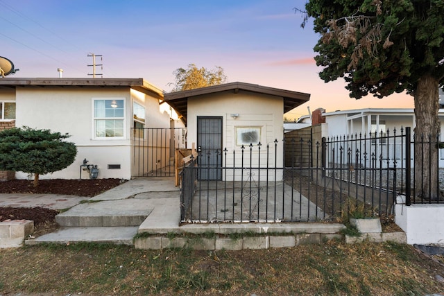 view of bungalow-style home