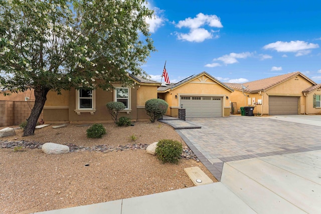 ranch-style house with a garage