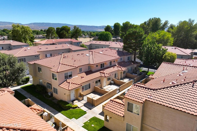 43441 W 30th St Unit 3, Lancaster, CA 93536 - aerial view of residential area with a mountain backdrop