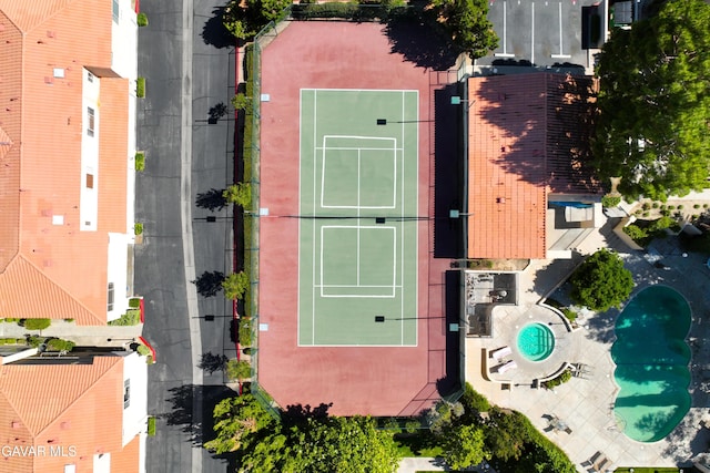 43441 W 30th St Unit 3, Lancaster, CA 93536 - drone / aerial view of a pool area