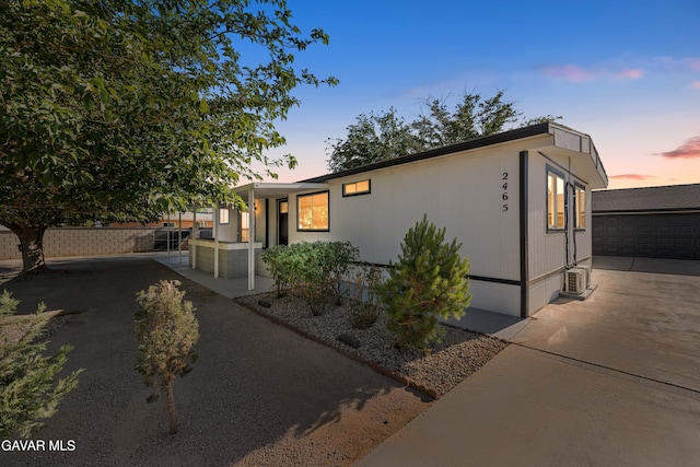 2465 W 55th St, Rosamond, CA 93560 - view of front of home with a porch