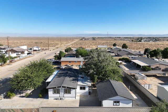 2465 W 55th St, Rosamond, CA 93560 - aerial perspective of suburban area featuring mountains