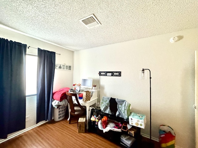44200 Kingtree Ave Unit 6, Lancaster, CA 93534 - interior space featuring a textured ceiling and wood finished floors