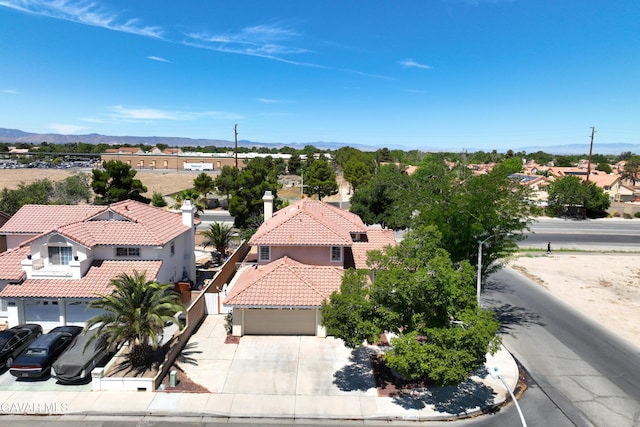 44559 Aspen St, Lancaster, CA 93535 - aerial view of residential area featuring mountains