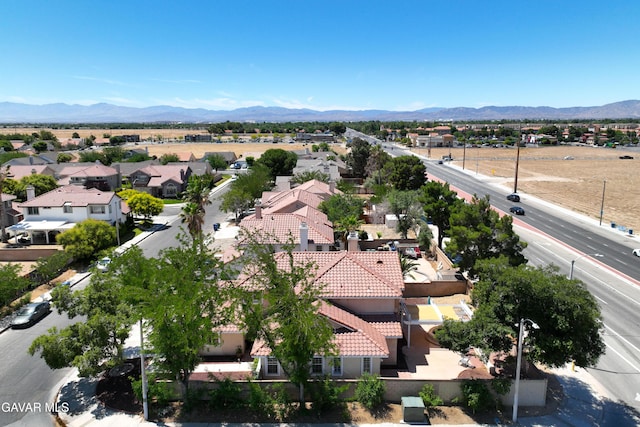 44559 Aspen St, Lancaster, CA 93535 - aerial view of residential area featuring mountains