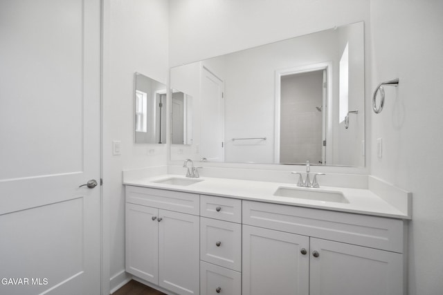 3716 Eliopulos Ranch Dr, Palmdale, CA 93551 - full bathroom with double vanity