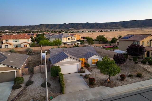 7150 Lyric Ave, Lancaster, CA 93536 - aerial view of residential area featuring a mountain backdrop