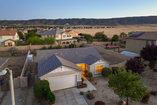 7150 Lyric Ave, Lancaster, CA 93536 - aerial view of residential area with a mountain backdrop