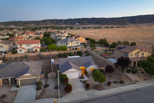 7150 Lyric Ave, Lancaster, CA 93536 - aerial view of residential area featuring a mountainous background